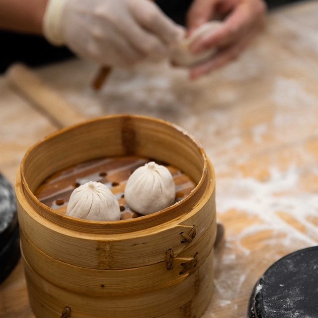 Hand-rolled, steamed, and made fresh each morning. Dim sum by …