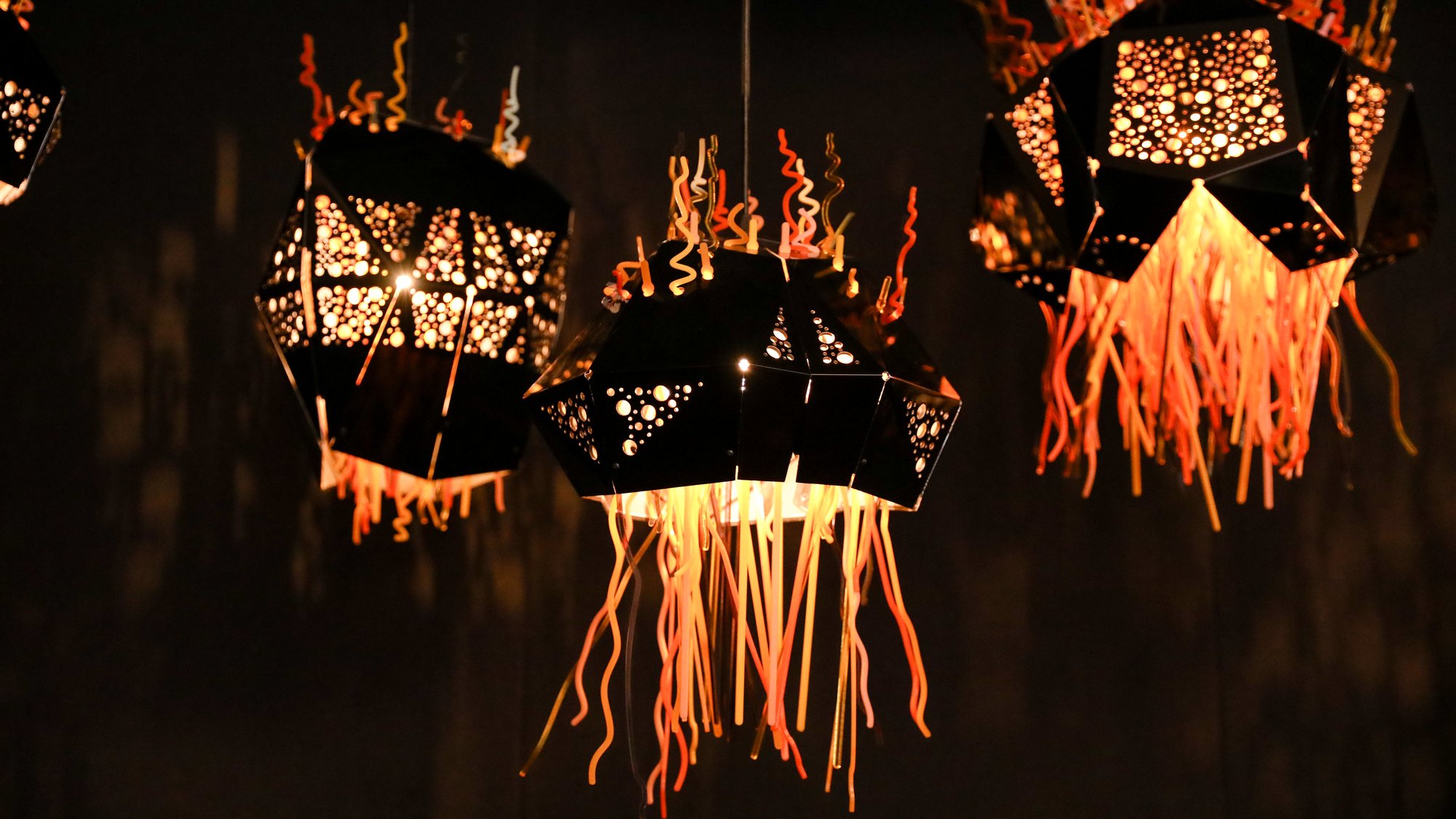 art installation lamps